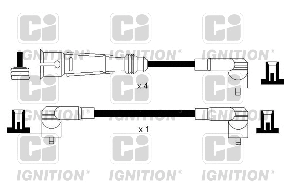 XC1199 QUINTON HAZELL Комплект проводов зажигания (фото 1)
