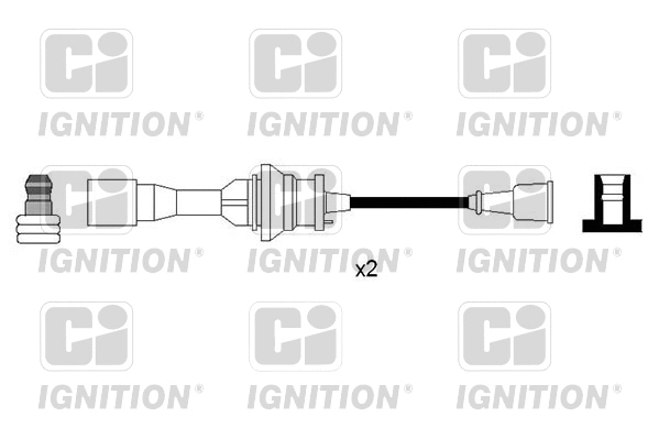 XC1215 QUINTON HAZELL Комплект проводов зажигания (фото 1)