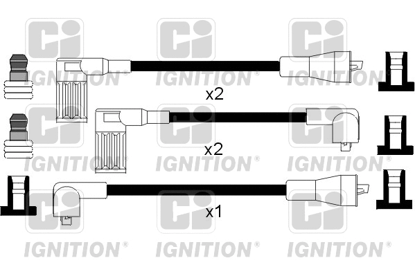 XC182 QUINTON HAZELL Комплект проводов зажигания (фото 1)