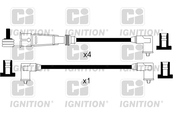 XC225 QUINTON HAZELL Комплект проводов зажигания (фото 1)