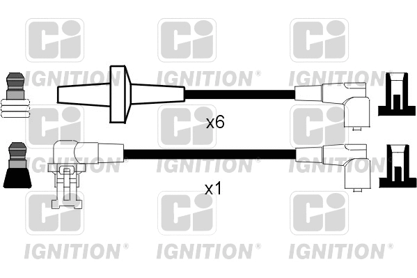 XC319 QUINTON HAZELL Комплект проводов зажигания (фото 1)