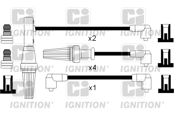 XC329 QUINTON HAZELL Комплект проводов зажигания (фото 1)