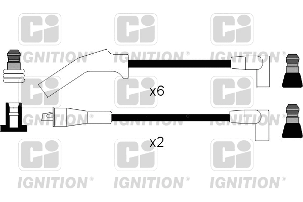 XC507 QUINTON HAZELL Комплект проводов зажигания (фото 1)