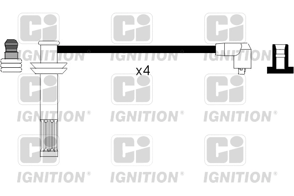 XC544 QUINTON HAZELL Комплект проводов зажигания (фото 1)