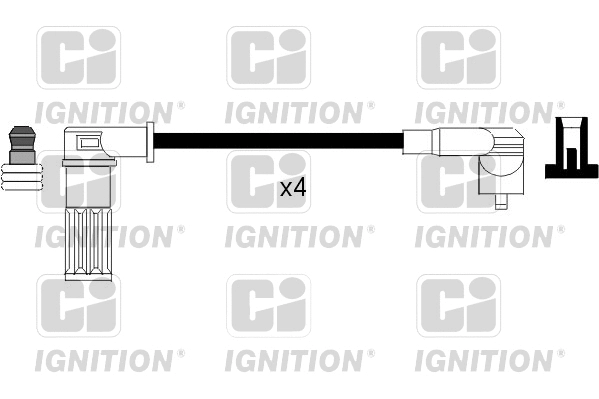 XC558 QUINTON HAZELL Комплект проводов зажигания (фото 1)