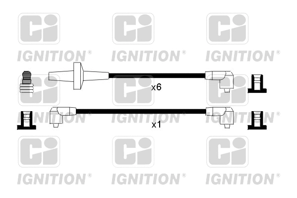 XC585 QUINTON HAZELL Комплект проводов зажигания (фото 1)