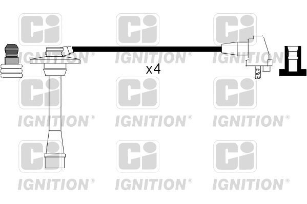 XC633 QUINTON HAZELL Комплект проводов зажигания (фото 1)