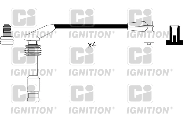 XC647 QUINTON HAZELL Комплект проводов зажигания (фото 1)