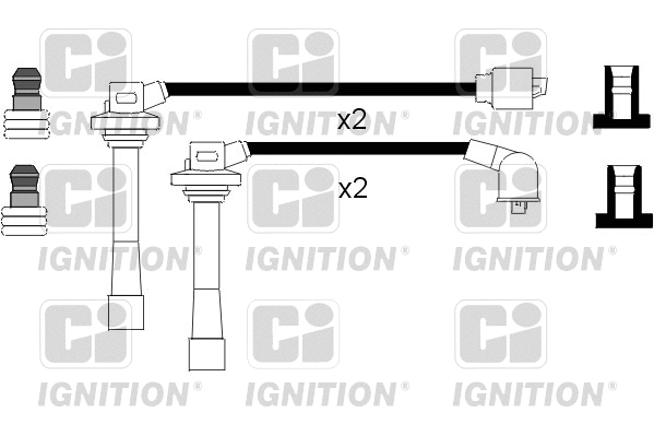 XC653 QUINTON HAZELL Комплект проводов зажигания (фото 1)