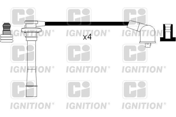 XC661 QUINTON HAZELL Комплект проводов зажигания (фото 1)