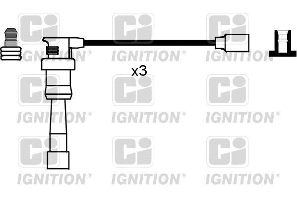 XC683 QUINTON HAZELL Комплект проводов зажигания (фото 1)