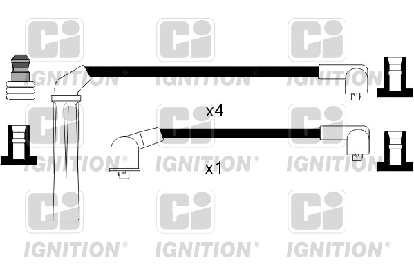 XC773 QUINTON HAZELL Комплект проводов зажигания (фото 1)