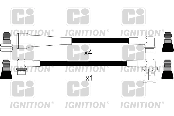 XC775 QUINTON HAZELL Комплект проводов зажигания (фото 1)