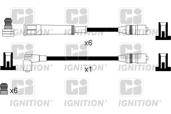 XC776 QUINTON HAZELL Комплект проводов зажигания (фото 1)