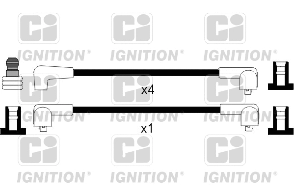 XC780 QUINTON HAZELL Комплект проводов зажигания (фото 1)
