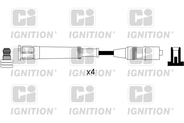 XC839 QUINTON HAZELL Комплект проводов зажигания (фото 1)