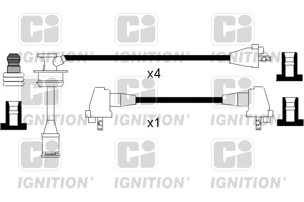XC864 QUINTON HAZELL Комплект проводов зажигания (фото 1)