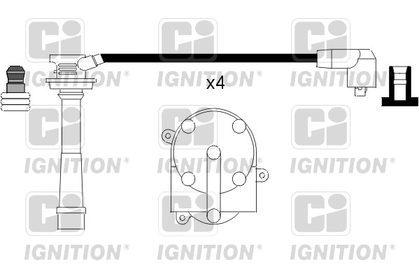 XC900 QUINTON HAZELL Комплект проводов зажигания (фото 1)