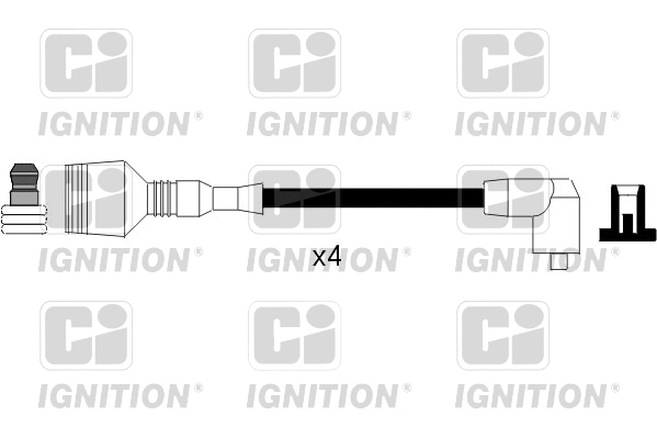 XC907 QUINTON HAZELL Комплект проводов зажигания (фото 1)