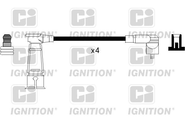 XC914 QUINTON HAZELL Комплект проводов зажигания (фото 1)