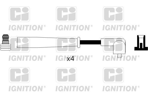XC924 QUINTON HAZELL Комплект проводов зажигания (фото 1)