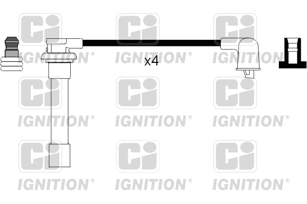 XC927 QUINTON HAZELL Комплект проводов зажигания (фото 1)