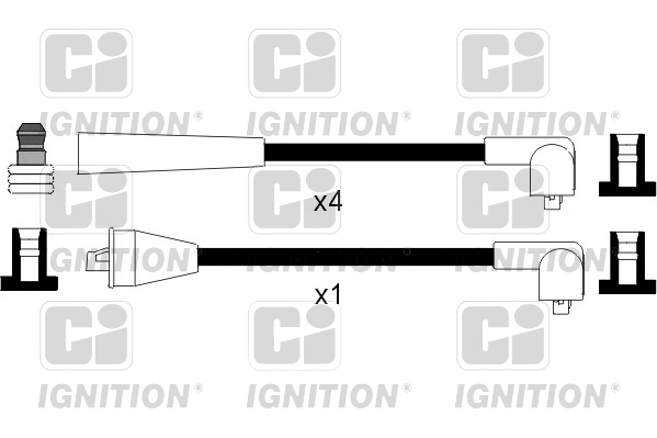 XC949 QUINTON HAZELL Комплект проводов зажигания (фото 1)