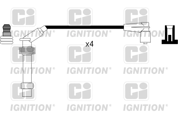 XC975 QUINTON HAZELL Комплект проводов зажигания (фото 1)