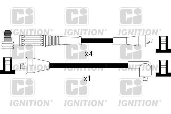 XC982 QUINTON HAZELL Комплект проводов зажигания (фото 1)