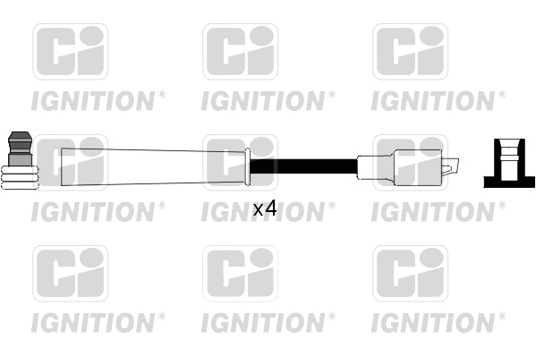 XC994 QUINTON HAZELL Комплект проводов зажигания (фото 1)