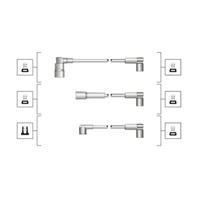941319170080 MAGNETI MARELLI Комплект проводов зажигания (фото 1)