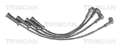 8860 1429 TRISCAN Комплект проводов зажигания (фото 1)