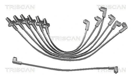 8860 3337 TRISCAN Комплект проводов зажигания (фото 1)