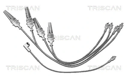 8860 3373 TRISCAN Комплект проводов зажигания (фото 1)