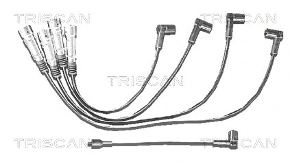 8860 4010 TRISCAN Комплект проводов зажигания (фото 1)