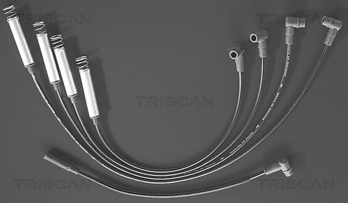 8860 4128 TRISCAN Комплект проводов зажигания (фото 1)