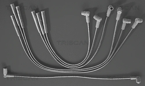 8860 7126 TRISCAN Комплект проводов зажигания (фото 1)