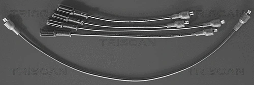 8860 7250 TRISCAN Комплект проводов зажигания (фото 1)