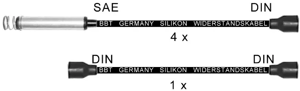 ZK0784 BBT Комплект проводов зажигания (фото 1)
