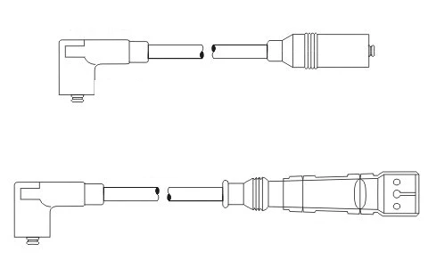 PS 61149 SCT GERMANY Комплект проводов зажигания (фото 1)