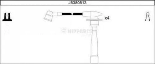 J5380513 NIPPARTS Комплект проводов зажигания (фото 1)