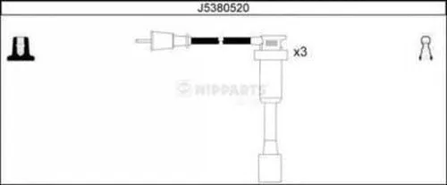 J5380520 NIPPARTS Комплект проводов зажигания (фото 1)