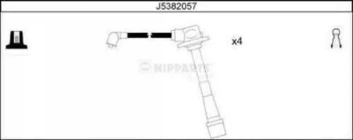 J5382057 NIPPARTS Комплект проводов зажигания (фото 1)