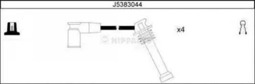 J5383044 NIPPARTS Комплект проводов зажигания (фото 1)