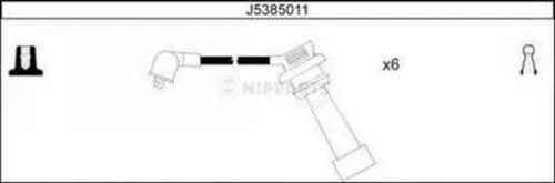 J5385011 NIPPARTS Комплект проводов зажигания (фото 1)