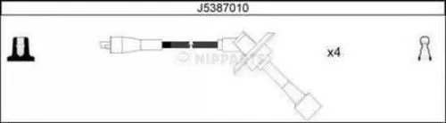 J5387010 NIPPARTS Комплект проводов зажигания (фото 1)