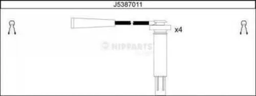 J5387011 NIPPARTS Комплект проводов зажигания (фото 1)