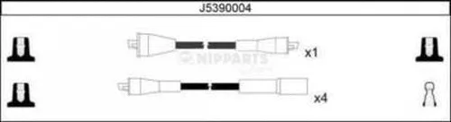 J5390004 NIPPARTS Комплект проводов зажигания (фото 1)