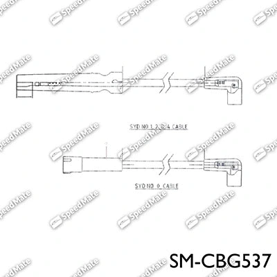 SM-CBG537 SpeedMate Комплект проводов зажигания (фото 1)