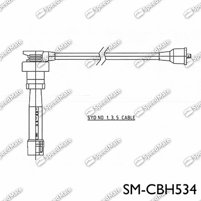 SM-CBH534 SpeedMate Комплект проводов зажигания (фото 1)